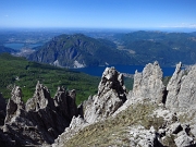 21 Ramo di Lecco del lago di Como con laghi di Oggiono e Annone con i conglomerati di Mandello e Valbrona